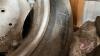 Used Galaxy 11.25X28 single rib tire on MF rim - 3