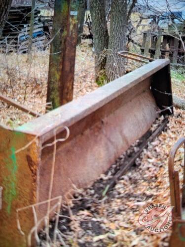 10' metal feed trough