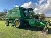 JD 9600 Combine w/ 914 p/u header, S/N H09600X661135, K34