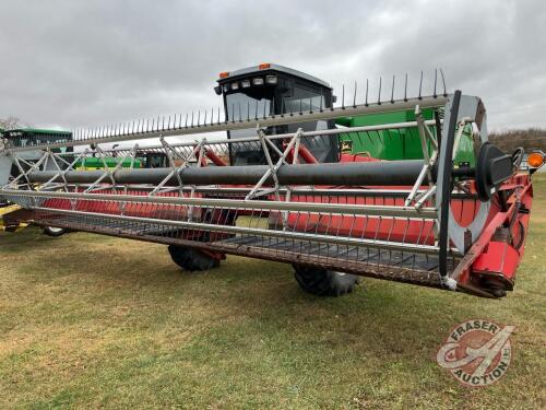 26.5’ Massey Ferguson 200 Self Propelled Swather, S/N D03076, K51