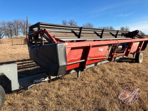 25' CaseIH 1010 Header and Transport, K77