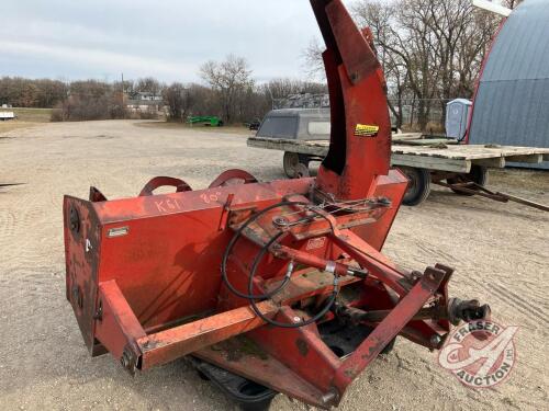 80" IH Snow Blower, S/N C002350, K61