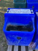 SPI poly cattle waterer (D) Blue, K43