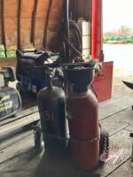 Small acetylene tanks w/ torch kit, K31