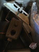Gray tub of camping supplies (Tote #2), K31