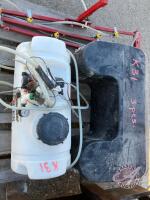 Pallet (D) Quad sprayer and storage box, K31