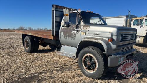 Chevy C Series s/a flat deck truck, (NO TOD)