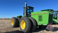 JD 8570 4WD tractor, S/N 001563