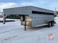 2000 Duncan Cattle Trailer, VIN: 2D9AFA487YR060672, K78, Owner: Seller: Fraser Auction ____________________