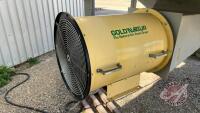 3HP 1ph Golden Air aeration fan and supplemental Heater, Fan #8,***No Cord Included***