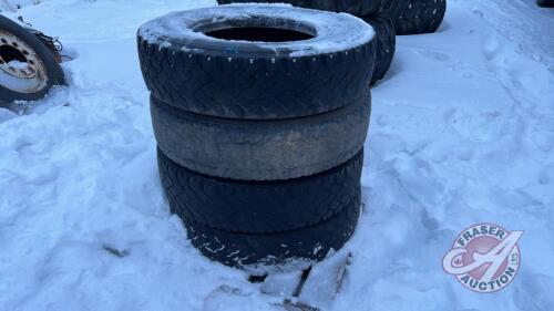 (K) (4) 22.5 semi tire