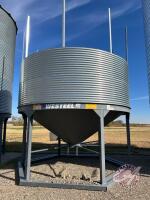 14' Westseel Hopper Cone on dbl skid,