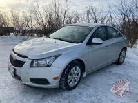 2012 Chevrolet Cruze LT Turbo Car, 213,913 showing, VIN: 1G1PL5SC7C7118139, K88, Owner: Sandra D. Brinklow, Seller: Fraser Auction __________________________ **Key and TOD in office trailer** **Extra tires in shed**