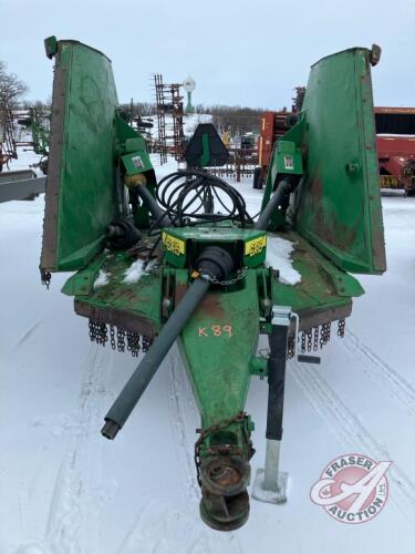 15' JD CX15 Batwing mower, S/N 213832, K89