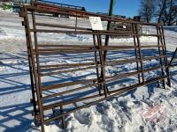 10' 6 bar 1" sqr tube panel, K89