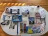 Assortment of cattle vet supplies