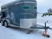 13' T/A bumper pull 2 Horse Trailer, VIN: N/A, K97, Owner: Jessica B Cochran, Seller: Fraser Auction ____________________ **TOD in office trailer**