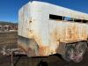 1978 11' T/A bumper pull Stock Trailer, K105, Owner: Allan T Hammond, Seller: Fraser Auction _____________________ **TOD in office trailer**
