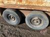 1978 11' T/A bumper pull Stock Trailer, K105, Owner: Allan T Hammond, Seller: Fraser Auction _____________________ **TOD in office trailer** - 4