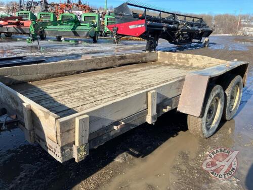6' x 12' T/A bumper hitch Homemade Trailer, K59, Owner: Matthew J Heide, Seller: Fraser Auction _______________________ ** TOD in office trailer**