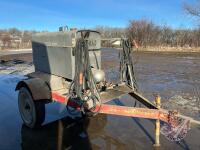 Lincoln Shield-Arc SA-200 DC Welder on 2 wheel wagon, S/N TEK5806, K108 **Manual in office trailer**