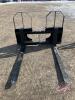 New 48" Walco Renegade Skidsteer Pallet Forks (B), K98
