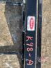 New 32" tine Walco Bale Spear Skidsteer Mount, K98 - 2