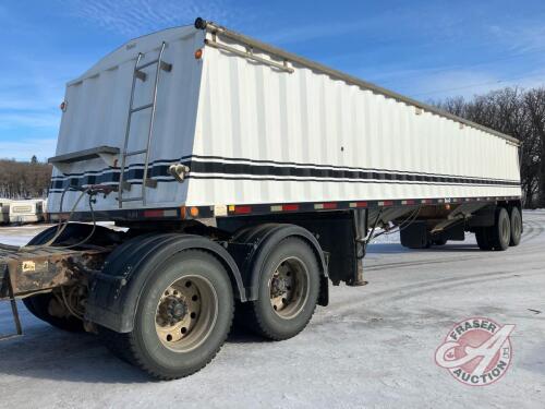 1996 40' Doepker Trailer, Safetied, VIN: 2DEGBSZ27T1010301, K101, Owner: Taylor Family Farms Ltd., Seller: Fraser Auction ____________________________ **TOD in office trailer**