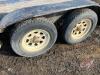 16' x 6' T/A bumper hitch Homemade Trailer, K105, Owner: Allan T Hammond,Seller: Fraser Auction _________________________ **TOD in office trailer** - 5