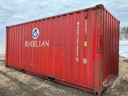 20' Shipping container (Red), (A), S/N 2291772, K114