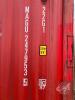 20' Shipping container (Red), (A), S/N 2291772, K114 - 2