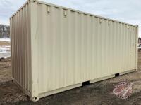 20' Shipping Container (Tan), (B), S/N QDCM24A18322, K114