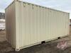 20' Shipping Container (Tan), (B), S/N QDCM24A18322, K114