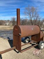 Whole Hog Woodfired Smoker on trailer, K121