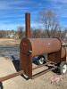 Whole Hog Woodfired Smoker on trailer, K121
