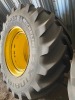 *Michelin Ultra Flex IF600-70R30 front duals on JD rims (off JD 8360R) buy 1 (2x's money) - 2