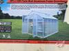 StanForge TMG-GH810 8' x 10' Aluminum Frame Greenhouse w/4 mm Twin Wall Polycarbonate Panels, K124