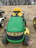 42" JD LA120 Riding Lawn Mower, K126 **Key in office trailer**
