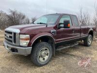 2009 Ford F350 SD XLT Supercab truck, 264,216 km showing, Safetied, VIN: 1FTWX315X9EA02842, K127, Owner: Covy K Lyons, Seller: Fraser Auction _____________________ **Key TOD and safety in office trailer**