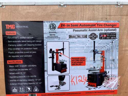 StanForge TMG-TC24 Semi-Automatic Tire Changer, K124