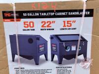 StanForge TMG-ABC50 50 Gallon/190L Top-Open Bench Top Abrasive Sandblaster w/View Window, K124
