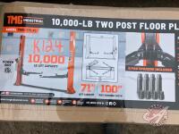 StanForge TMG-TPL45 10,000-lb Two Post Floor Plate Auto Lift, K124