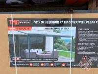 StanForge TMG-LPC16 Aluminum Patio Cover 10&rsquo; x 16&rsquo; with Clear Panels, K124