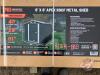 StanForge TMG-MS0608 6&rsquo; x 8&rsquo; Galvanized Apex Roof Metal Shed, (B) K124 - 2