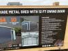 StanForge TMG-MS1624 16&rsquo; x 24&rsquo; Metal Garage Shed with Double Front Doors, K124 - 2