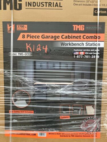 StanForge TMG-GCC08 8-Piece Garage Storage Cabinet Combo Set, K124
