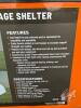 StanForge TMG-ST3060E 30' x 60' Peak Ceiling Storage Shelter with Heavy Duty 11 oz PE Cover, K124 - 2