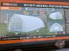 StanForge TMG-ST2031P 20' x 30' Arch Wall Peak Ceiling Storage Shelter with Heavy Duty 11 oz PE Cover, K124