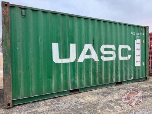 20' Shipping Container (green) (B), S/N CIMC00383192, K125