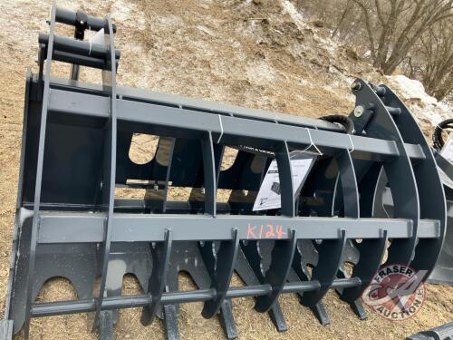 StanForge TMG-SRR75 72&rdquo; Skid Steer Root Rake Grapple, K124